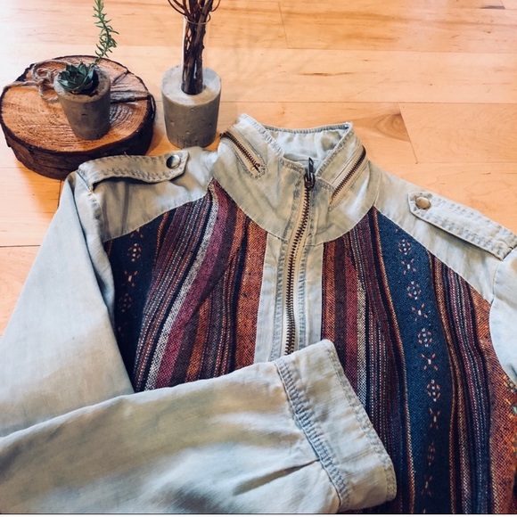 ❗️Tribal print cinch waist boho jacket❗️ - Picture 2 of 4